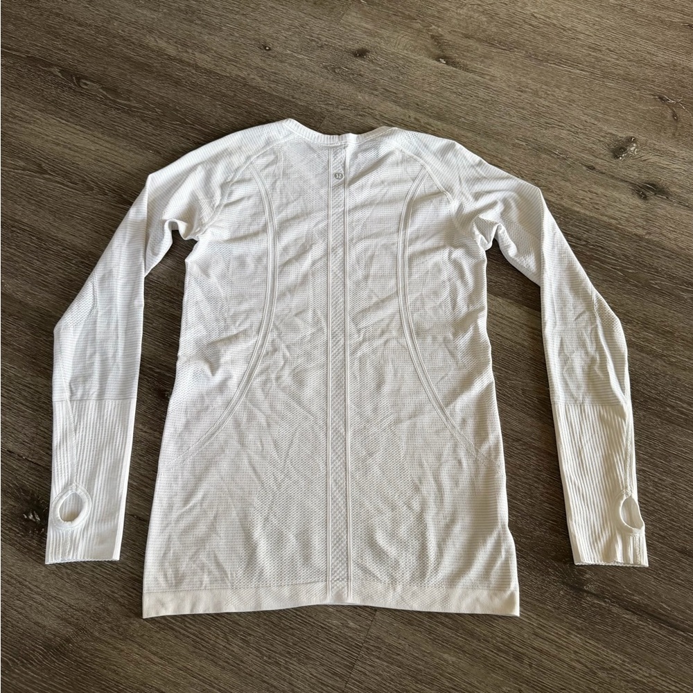 lululemon athletica White Long Sleeve Top - Picture 3 of 5